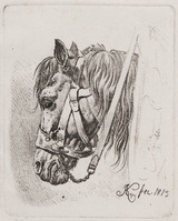KG 01524
<br/>
Paardehoofd
<br/>
<em>Klein, Johann Adam (1792-1875)</em>